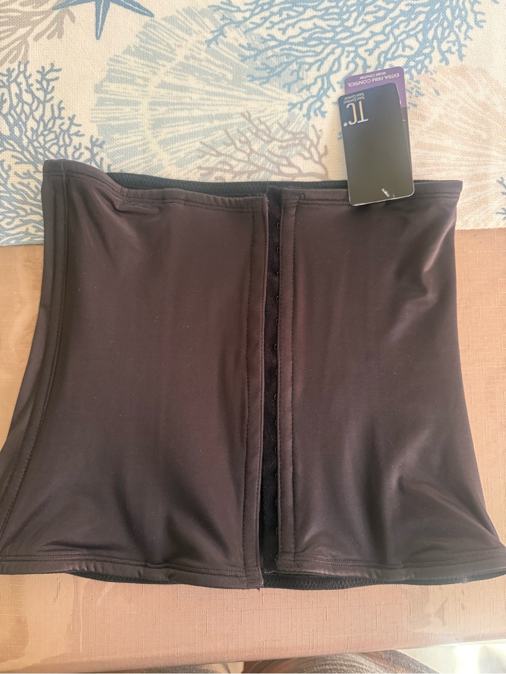 TC Black Waist Shaping Skirt with Front Hook Closure